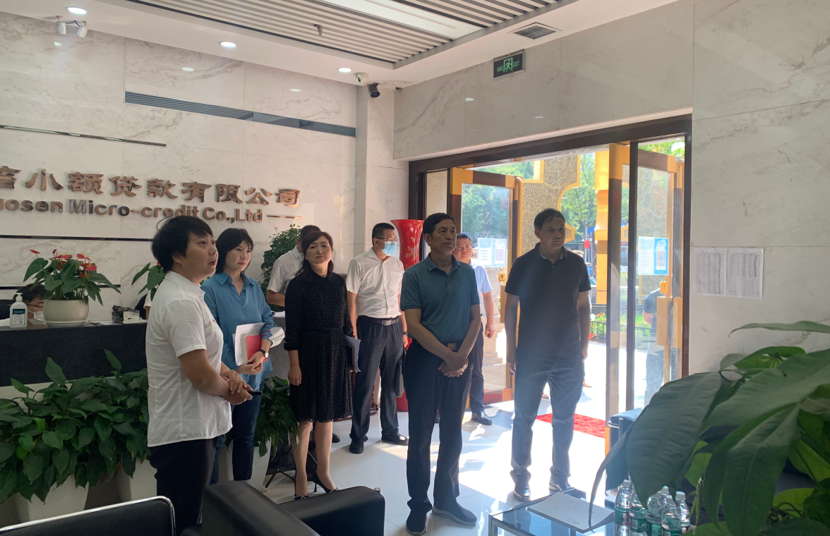 市國資委領導蒞臨國信小貸調(diào)研指導工作